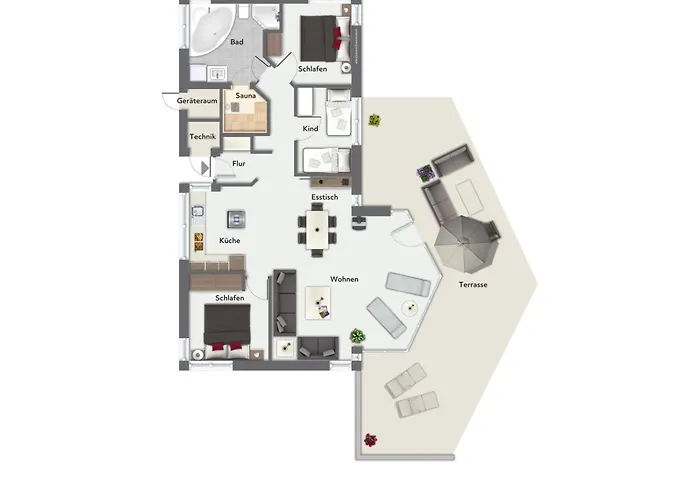 Strandblick - Dorf 1 10 *